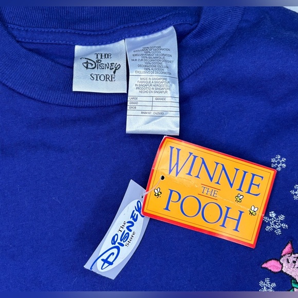 Vintage Disney Store Winnie The Pooh Piglet Tee Shirt Large New Old Stock - Picture 3 of 4